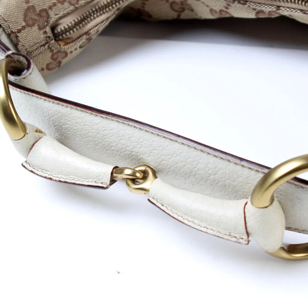 115867 Horsebit Canvas Hobo
