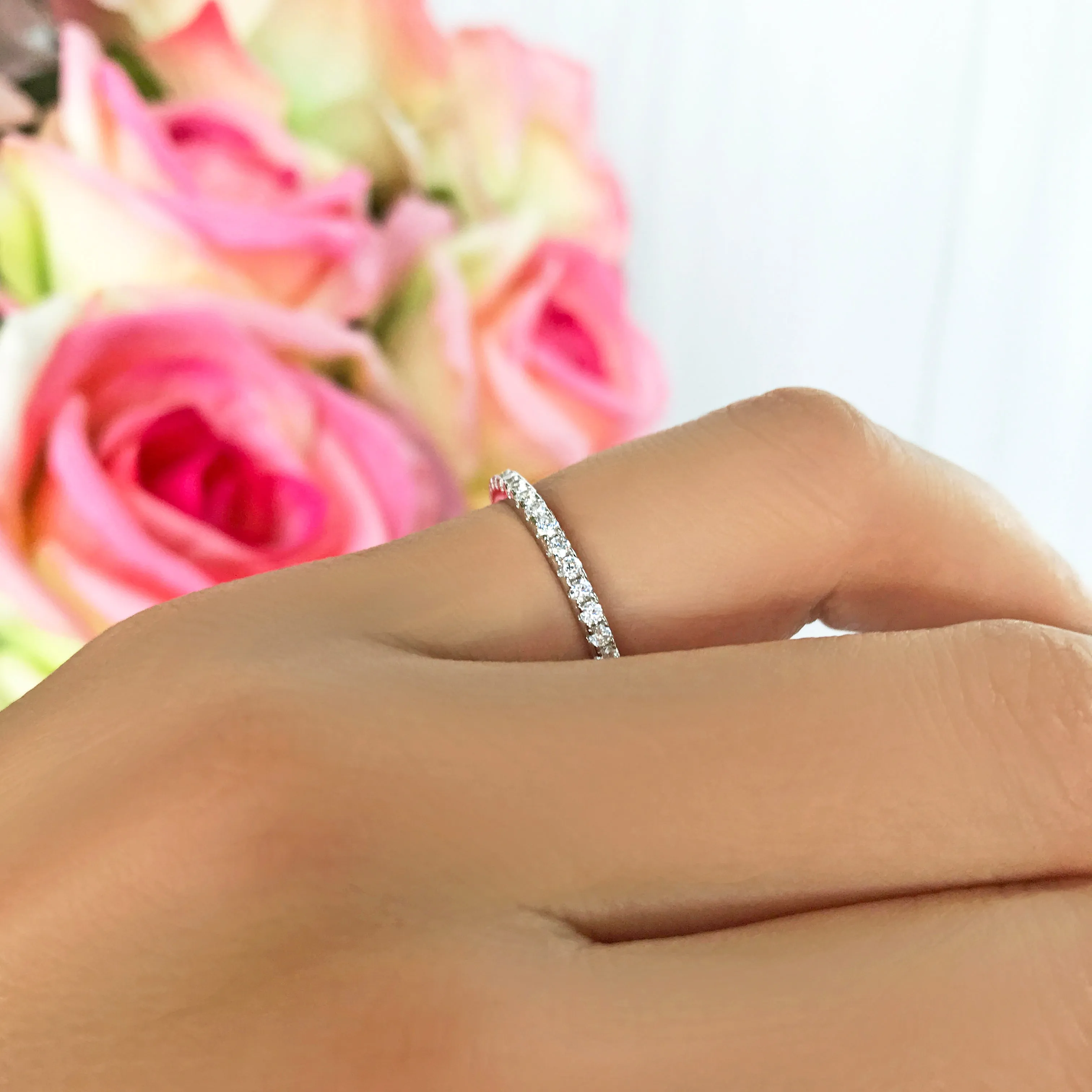 1/3 ctw Small Full Eternity Band