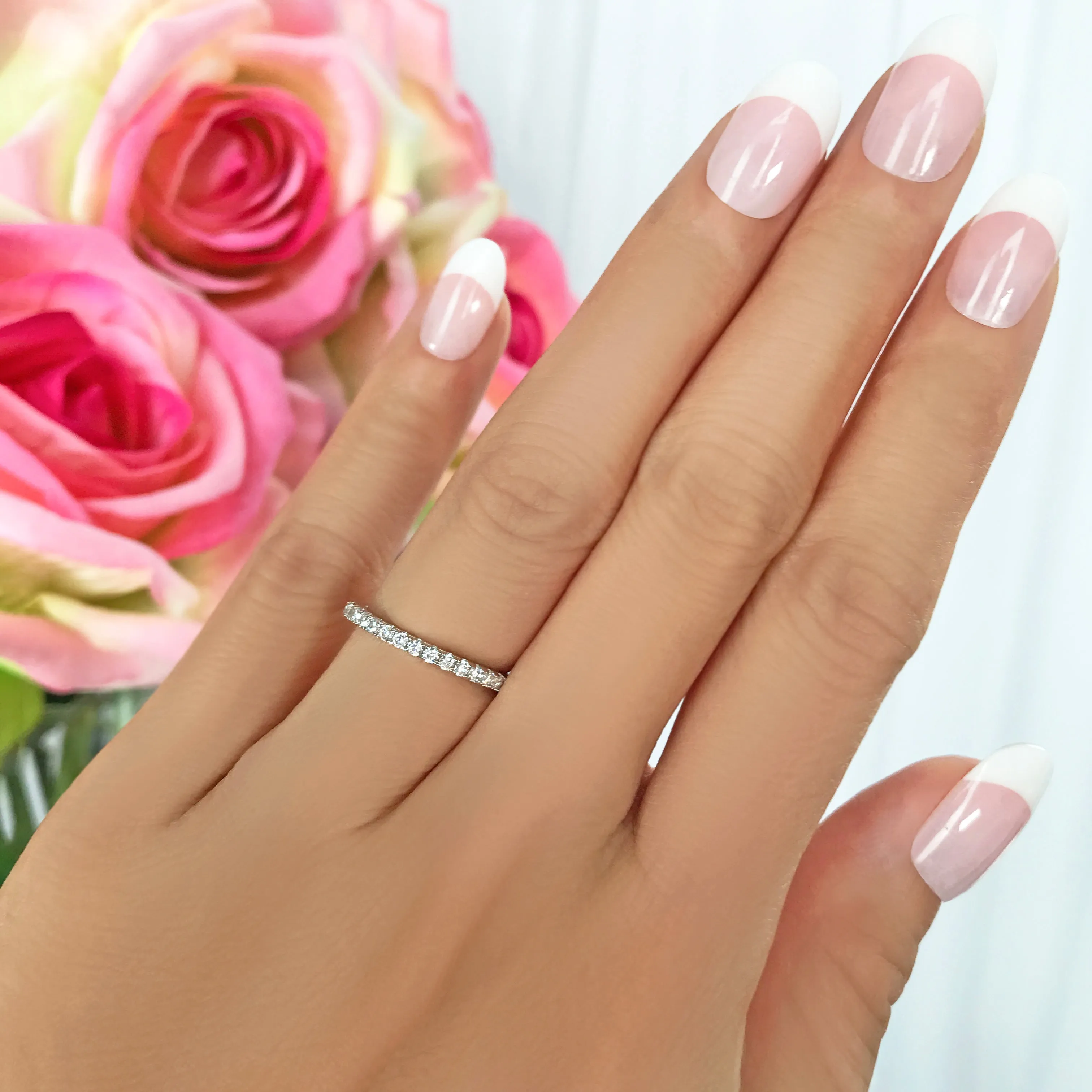 1/3 ctw Small Full Eternity Band