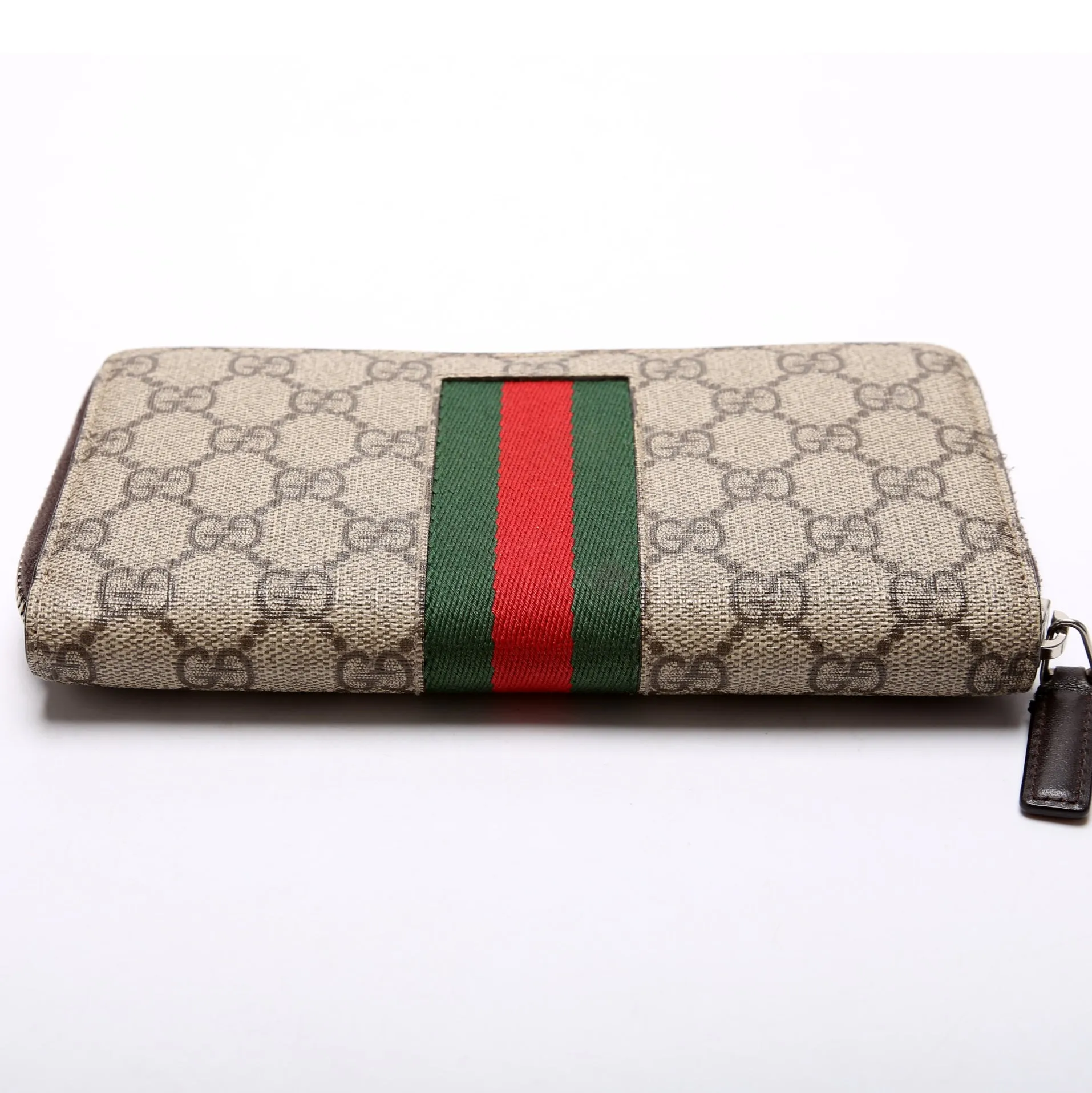 408831 Web Gucci Supreme Zip Around Wallet