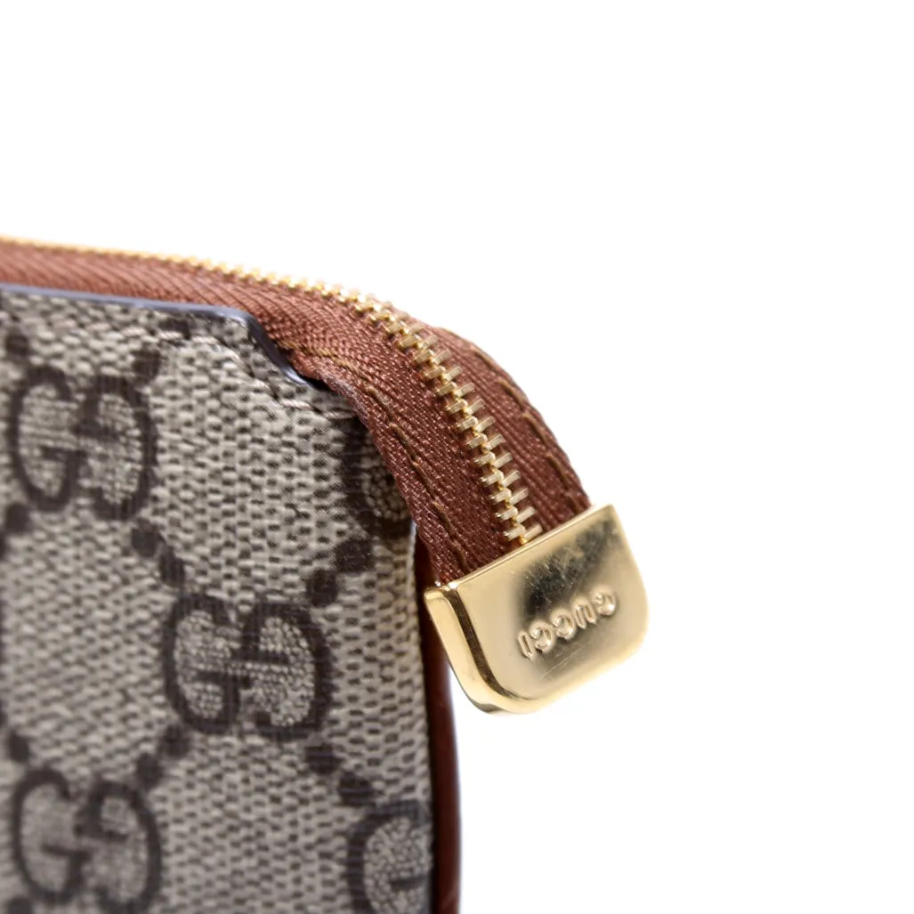 447964 GG Supreme Key Case Brown