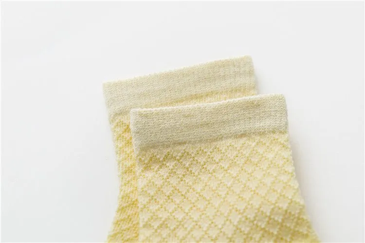5-Pack Summer Pure Color Socks (2 Designs)