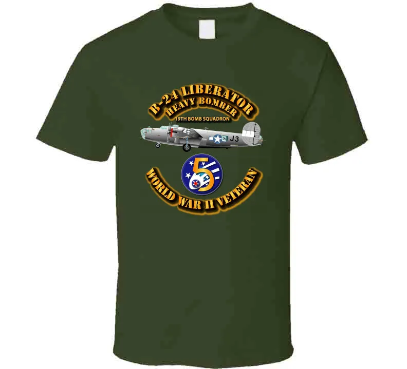 AAC - 22BG - 19th BS - B-24 - 5th AF T Shirt