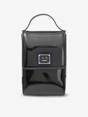 Acne Studios Kids Mini Crossbody Face Bag in Black