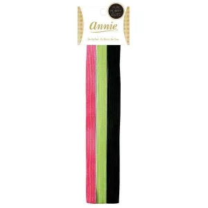 Annie Reflective Headband 3ct Asst Color
