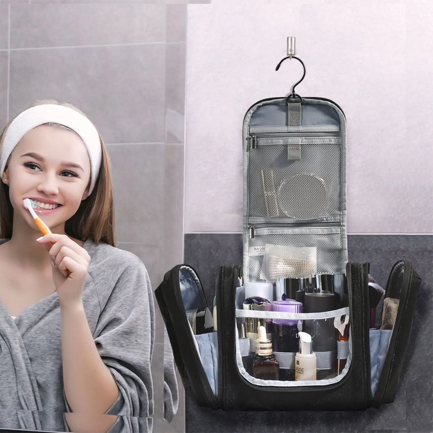 Atlas Travel Hanging Toiletry Bag