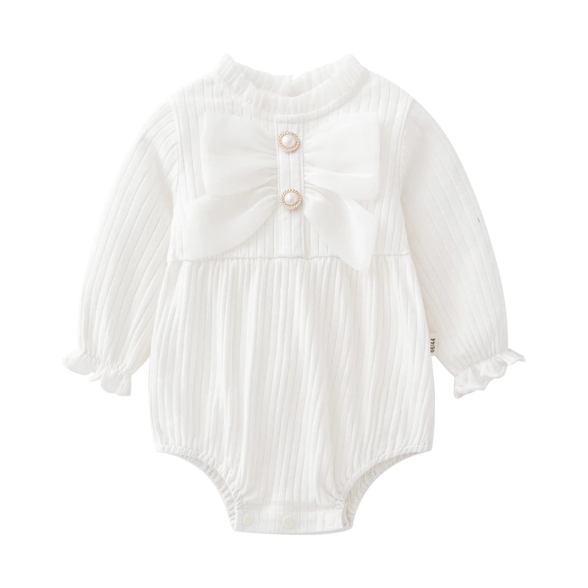 Baby Girl Adorable Bow Short/Long Sleeve Onesie (3 Colors)
