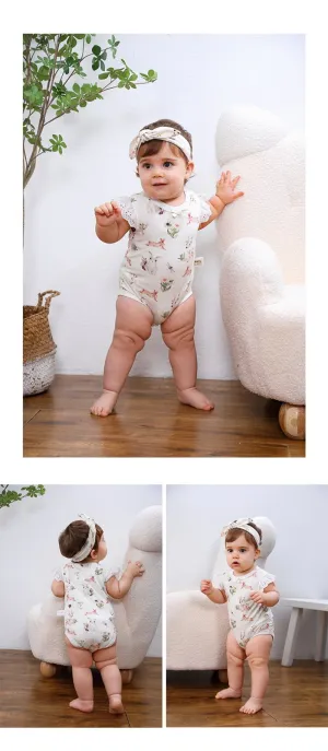 Baby Girl Floral   Animal Prints Onesie (3 Designs)
