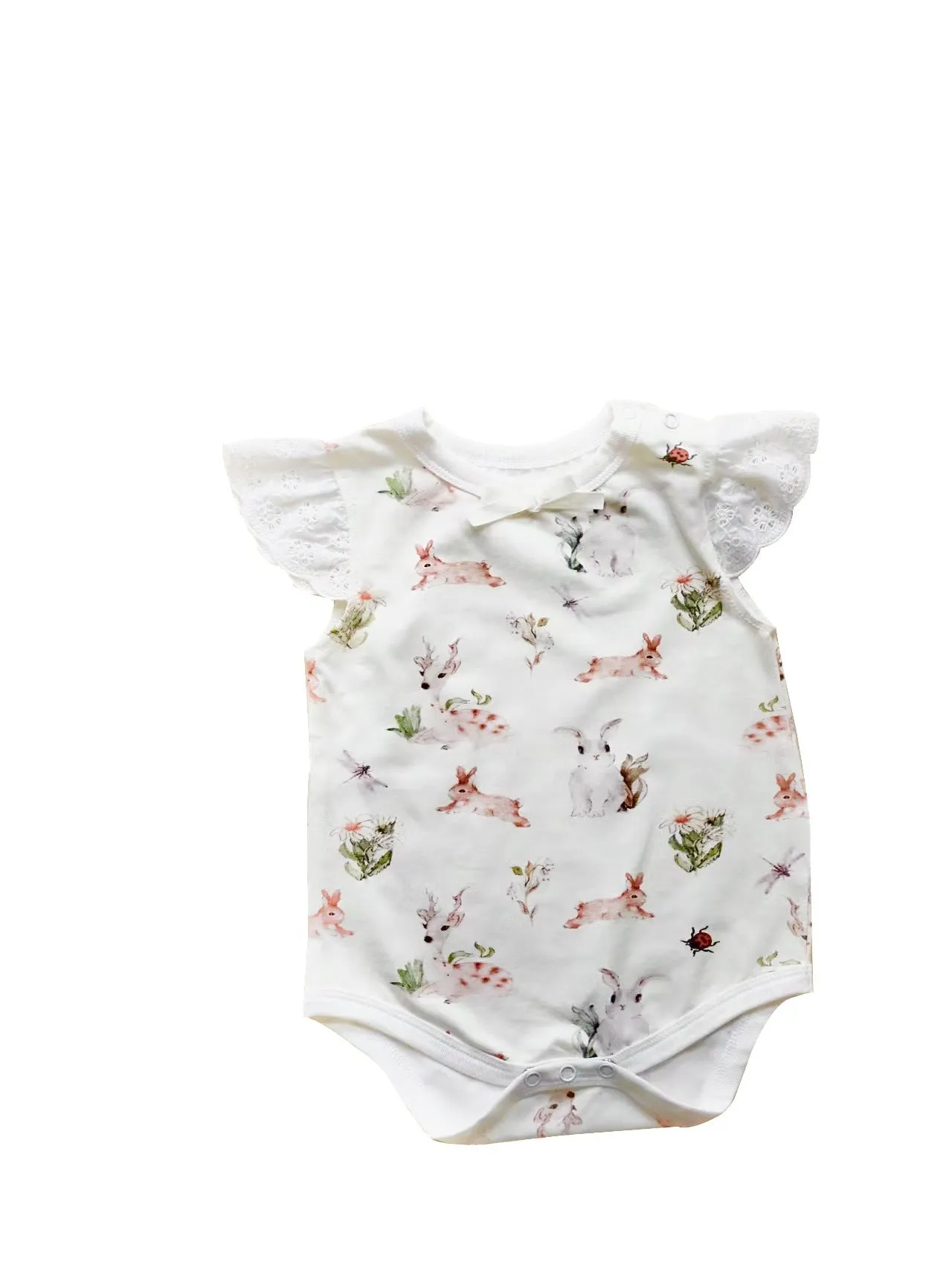 Baby Girl Floral   Animal Prints Onesie (3 Designs)