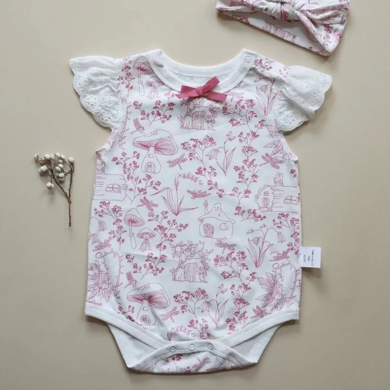 Baby Girl Floral   Animal Prints Onesie (3 Designs)