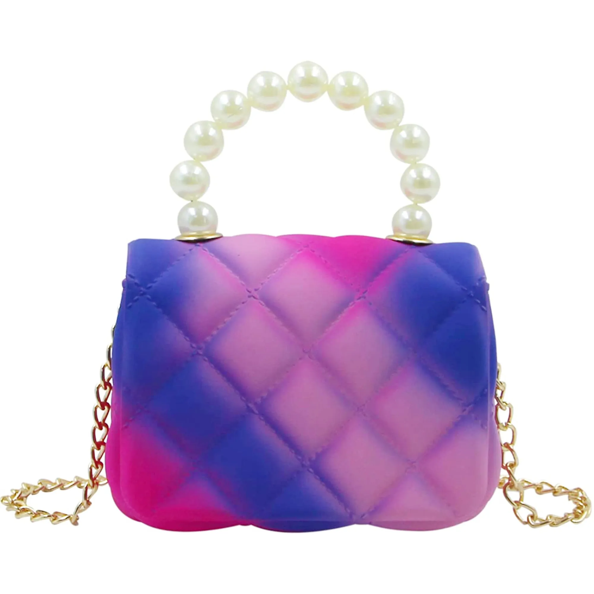 Babymoon Kids Jelly Sling Purse Fashion Handbag (8x13x5 CM) – Pink