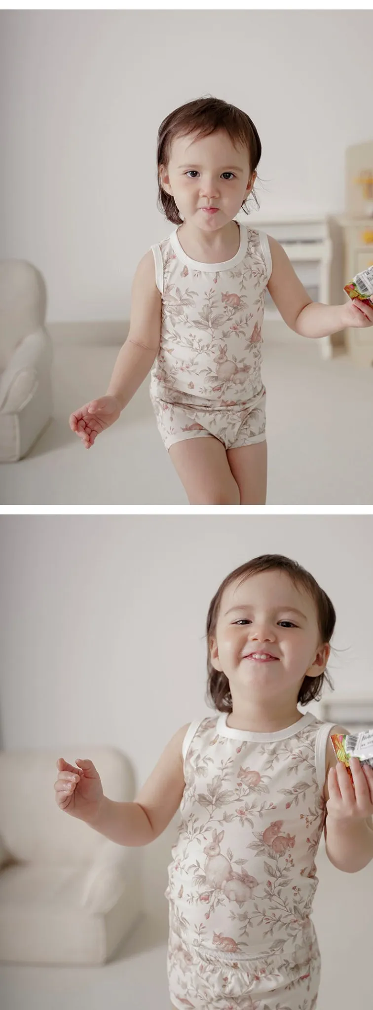Baby/Toddler Animals Print Top and Shorts Set (3 Designs)