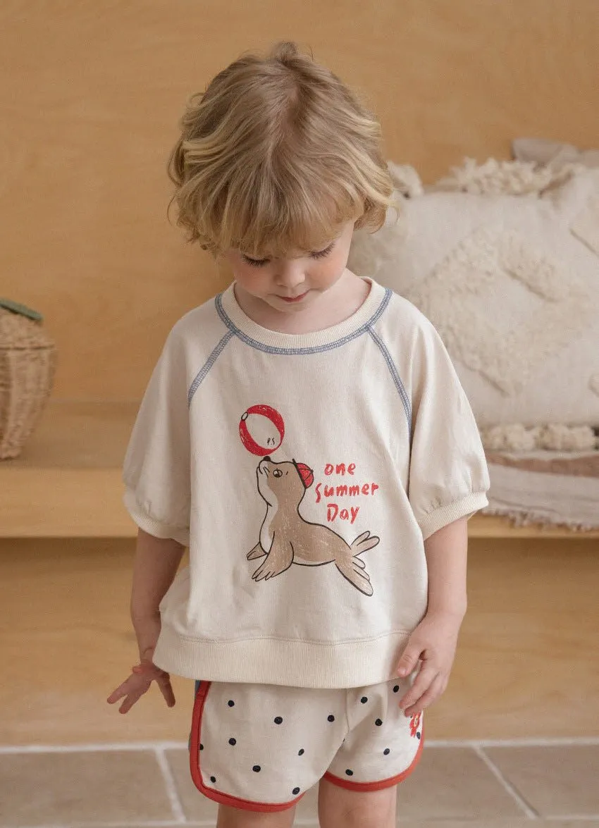 Baby/Toddler Cartoon Duck Top with Shorts