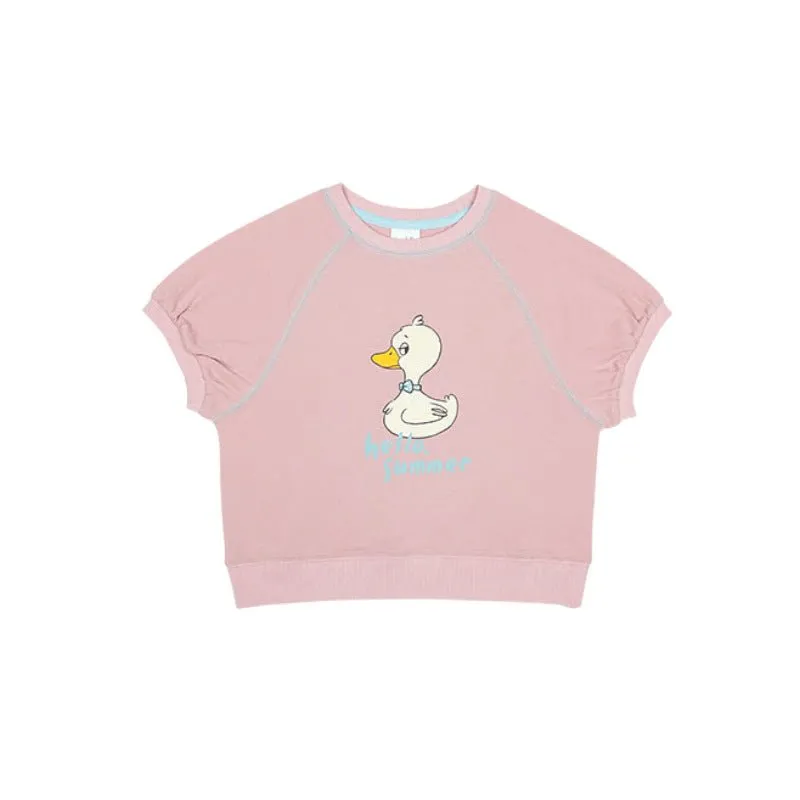 Baby/Toddler Cartoon Duck Top with Shorts
