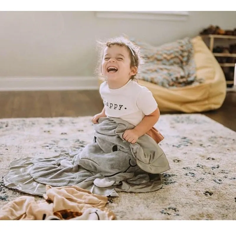 Baby/Toddler's Letter Print White Short-Sleeve T-shirt
