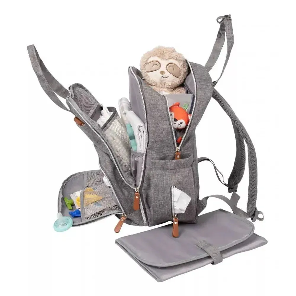 Backpack Diaper Bag - Gray