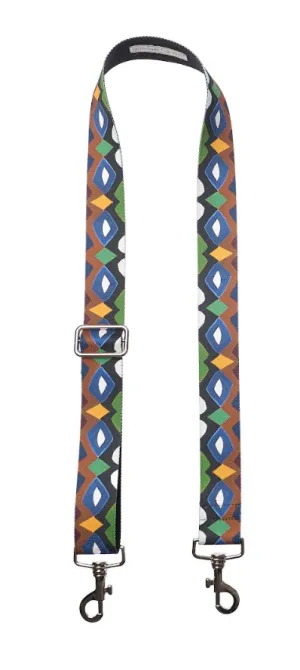 Bag Strap Belano Mix brown - Gold/ Silver