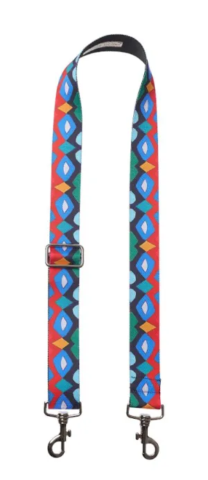 Bag Strap Belano Mix red - Gold/ Silver