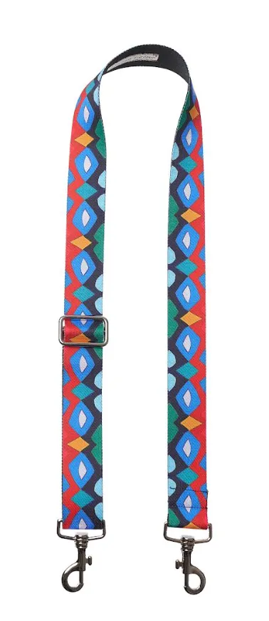 Bag Strap Belano Mix red - Gold/ Silver