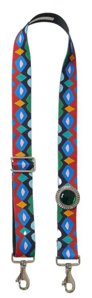 Bag Strap Belano Mix red - Sun Silver Green