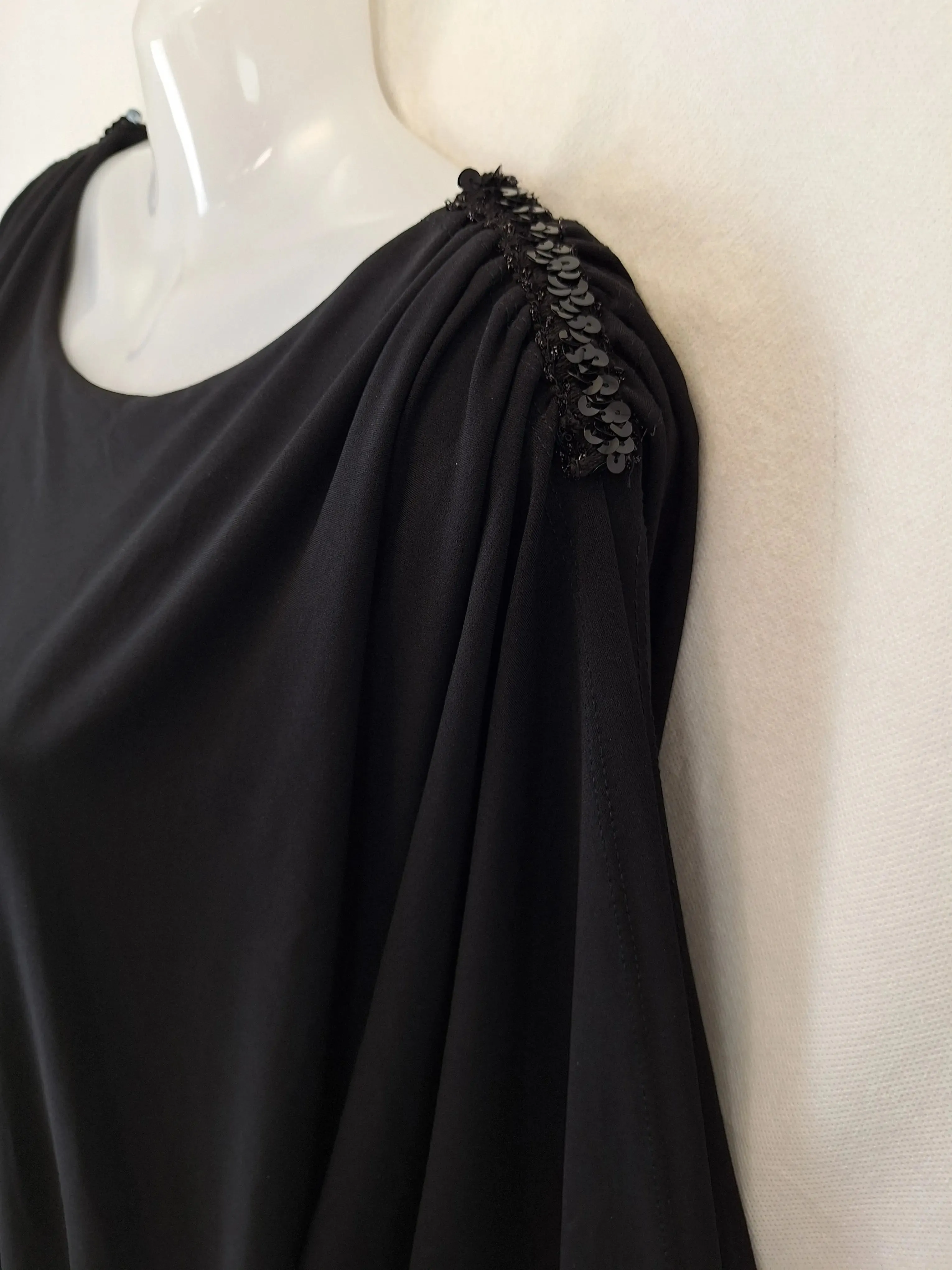 Bird Keepers Graceful Batwing Stretch Midi Dress Size 12