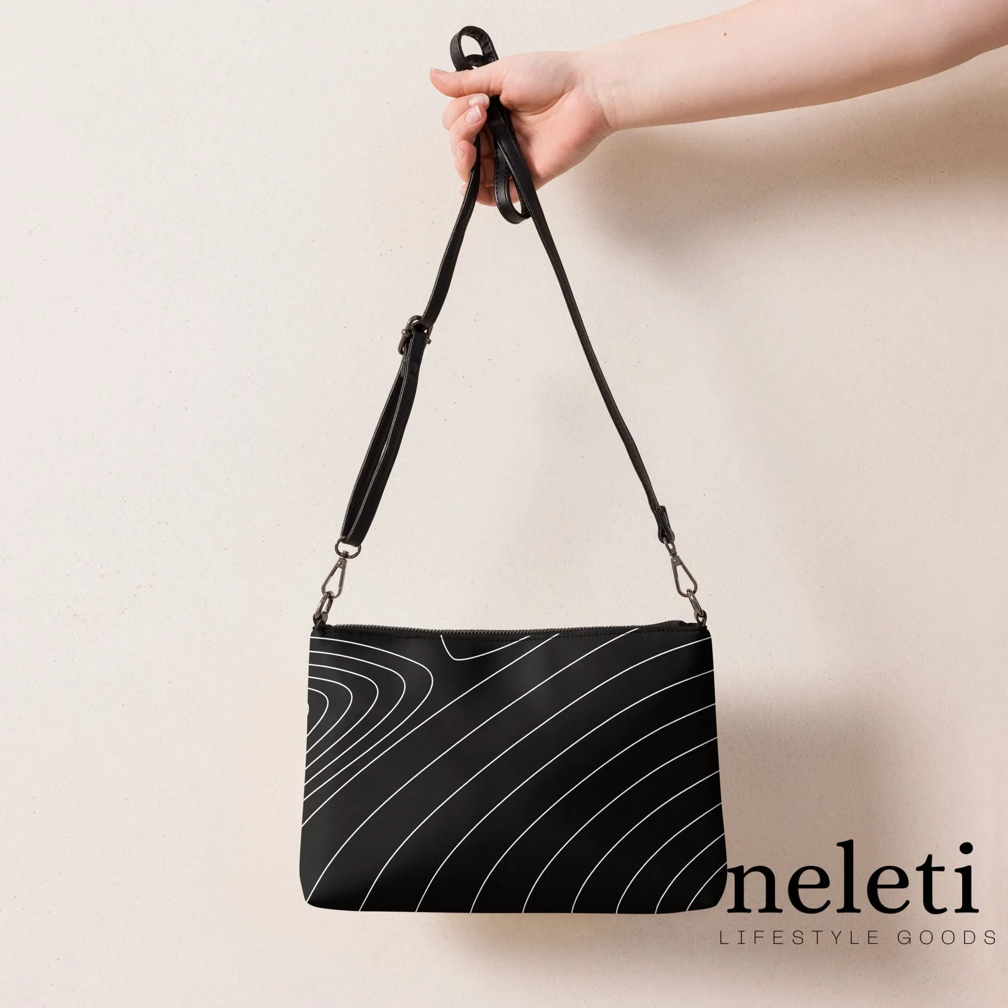Black Crossbody Bag for Women - Timeless Elegance: Neleti.com
