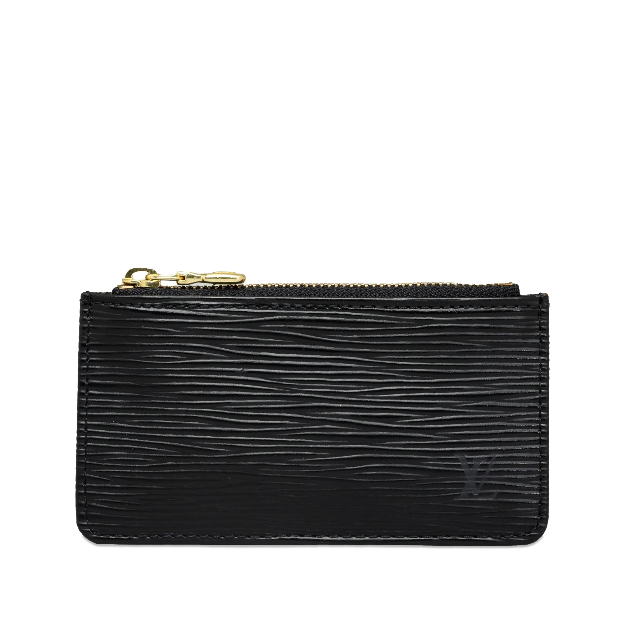 Black Louis Vuitton Epi Pochette Cles Coin Pouch