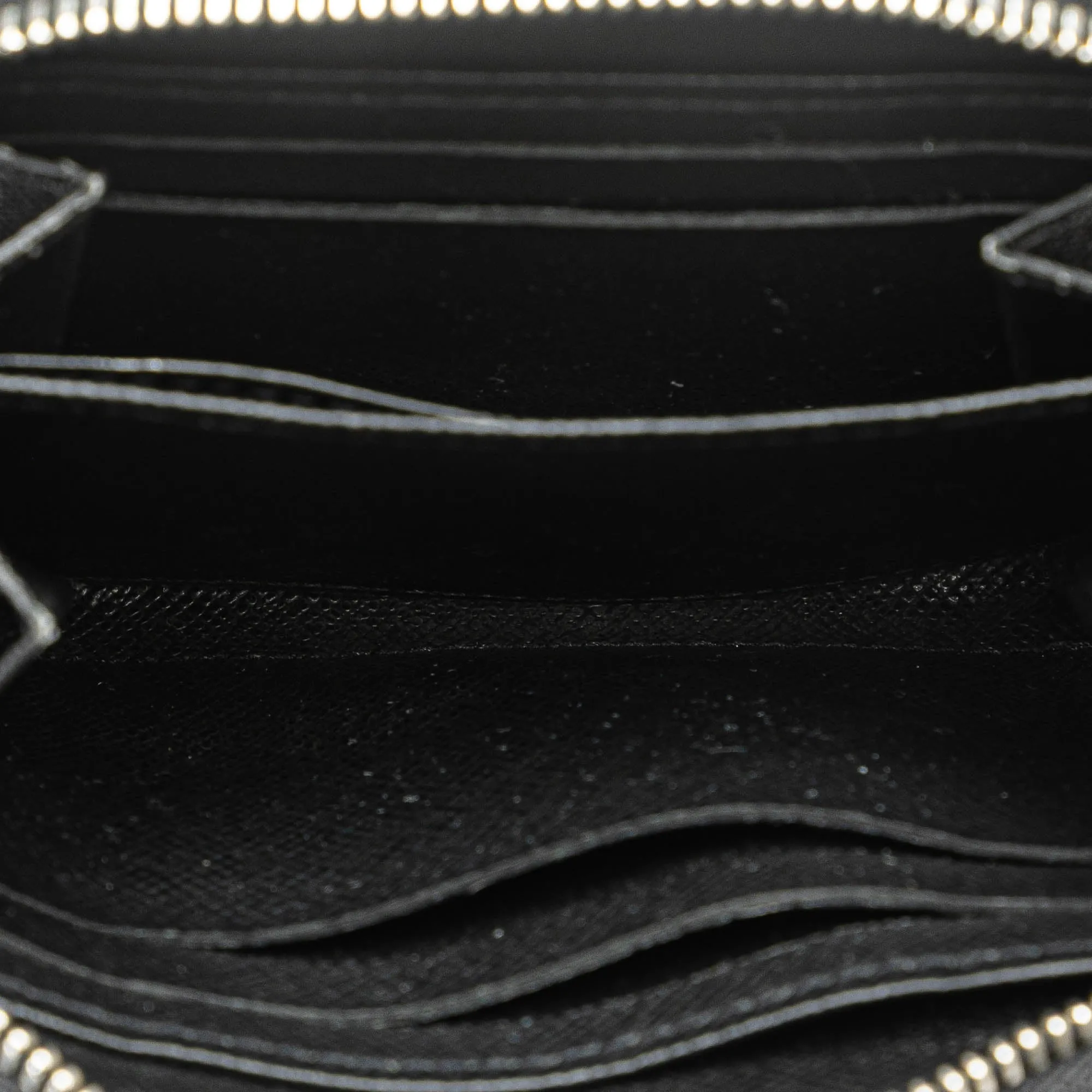 Black Louis Vuitton Epi Zippy Coin Purse