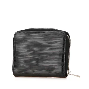 Black Louis Vuitton Epi Zippy Coin Purse