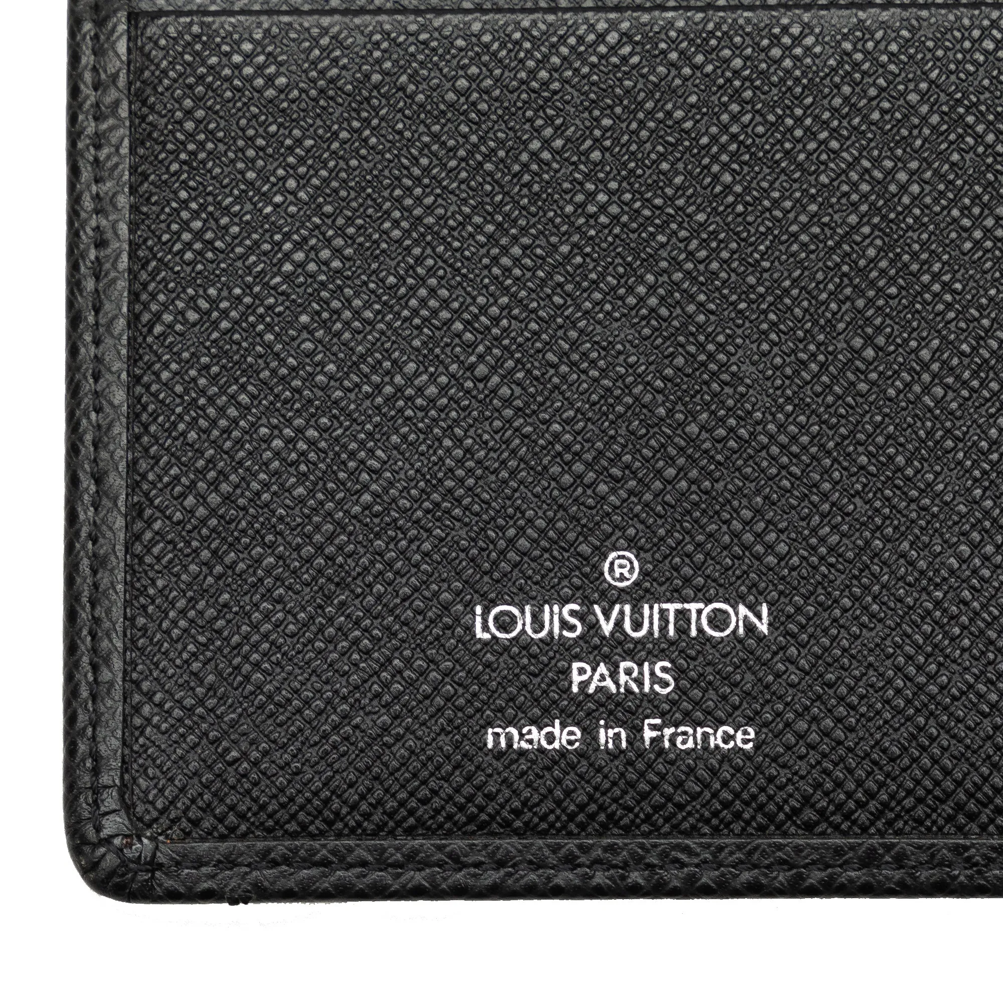 Black Louis Vuitton Taiga Brazza Wallet