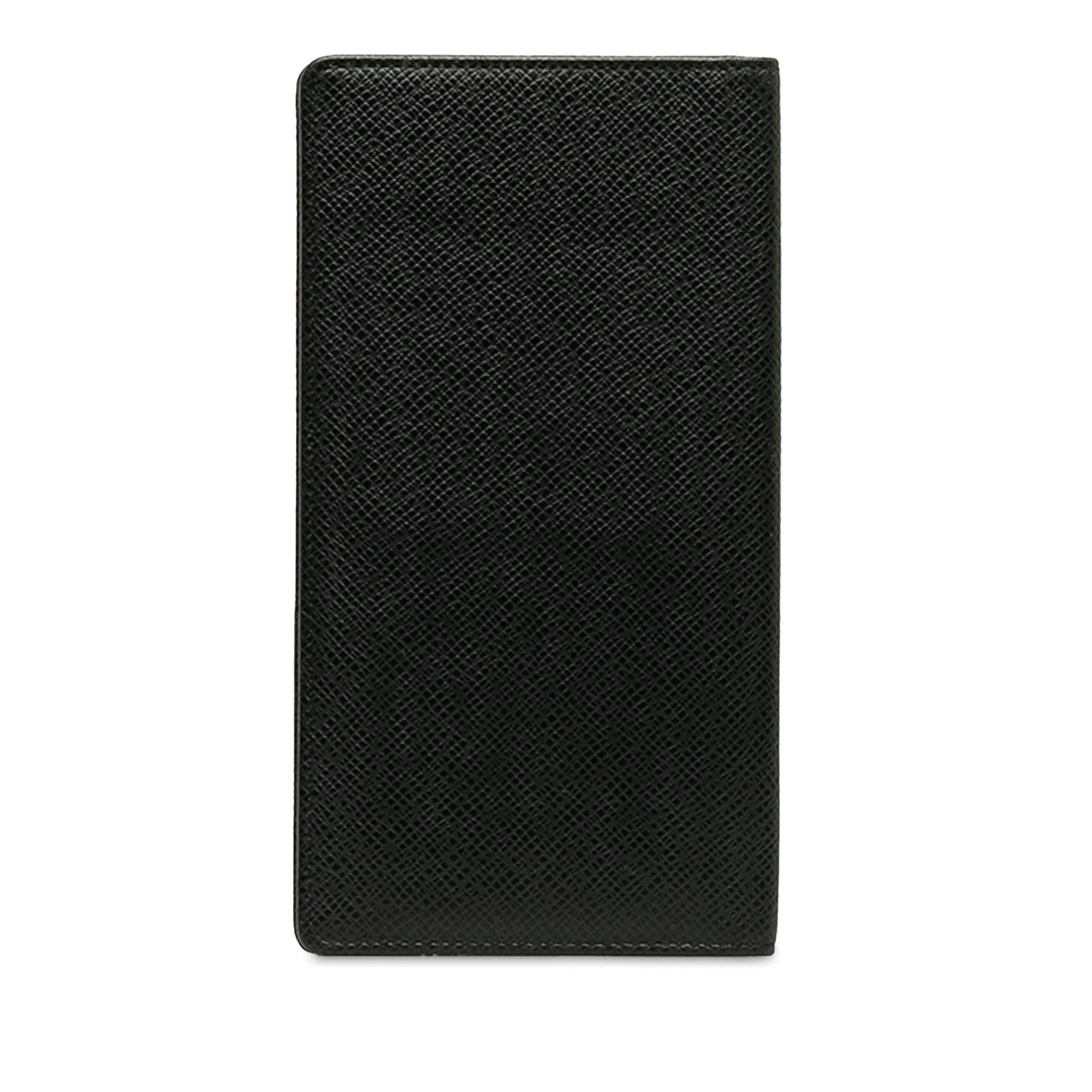 Black Louis Vuitton Taiga Brazza Wallet
