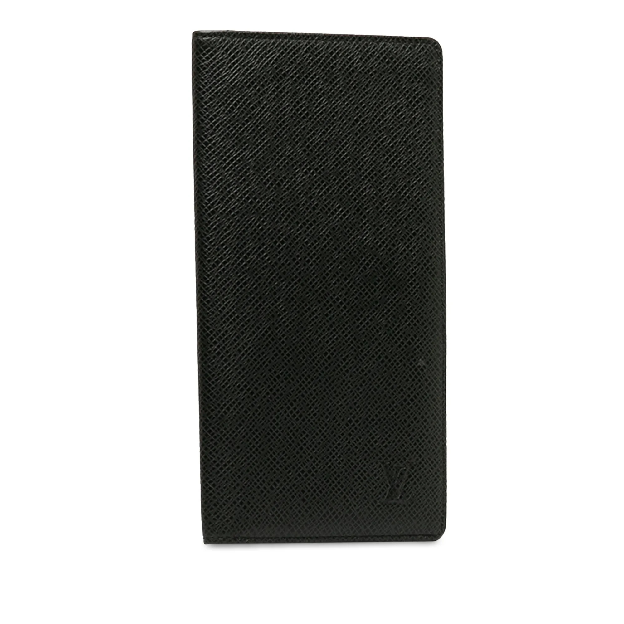 Black Louis Vuitton Taiga Brazza Wallet