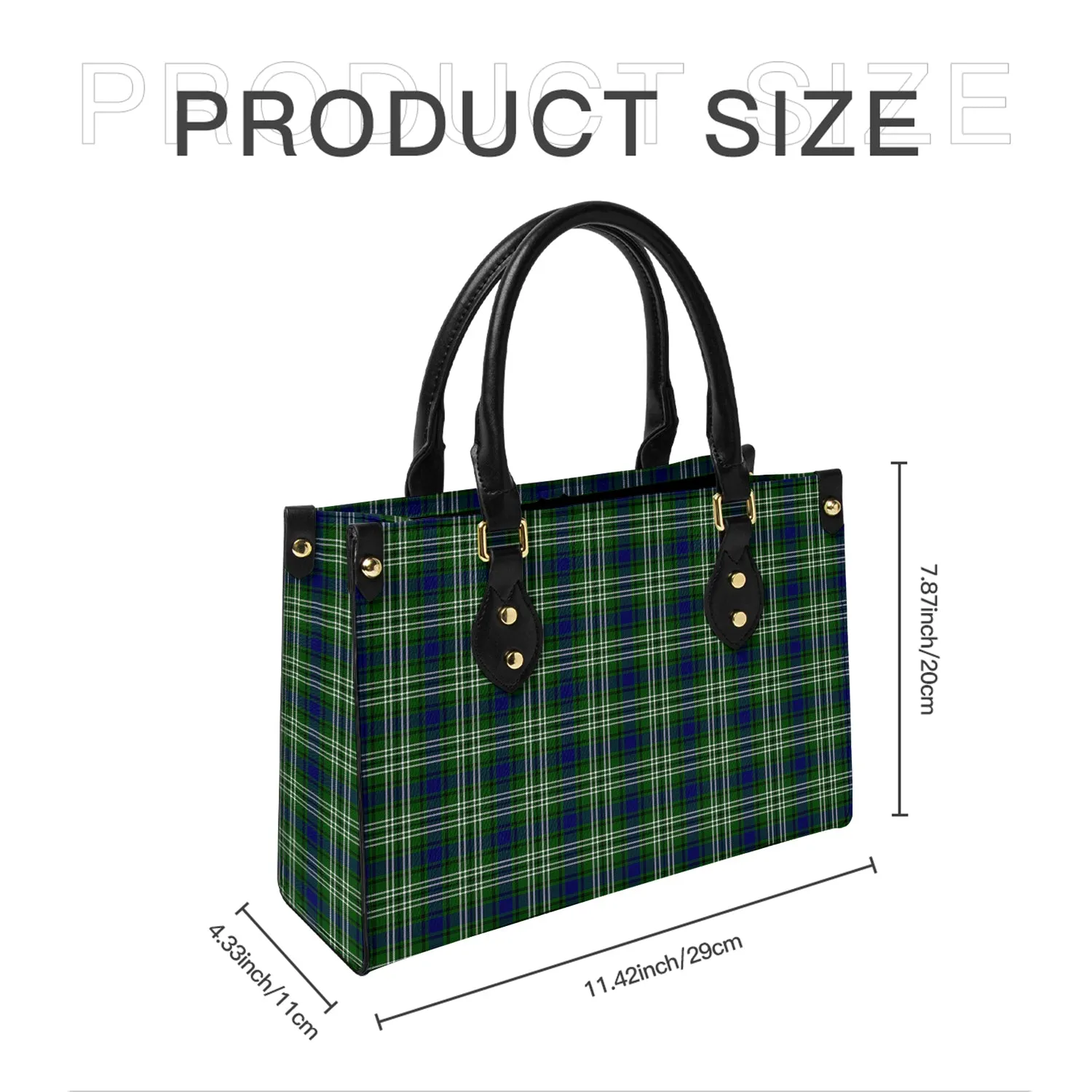 Blackadder Tartan Leather Bag