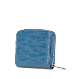 Blue Louis Vuitton Epi Zippy Coin Purse
