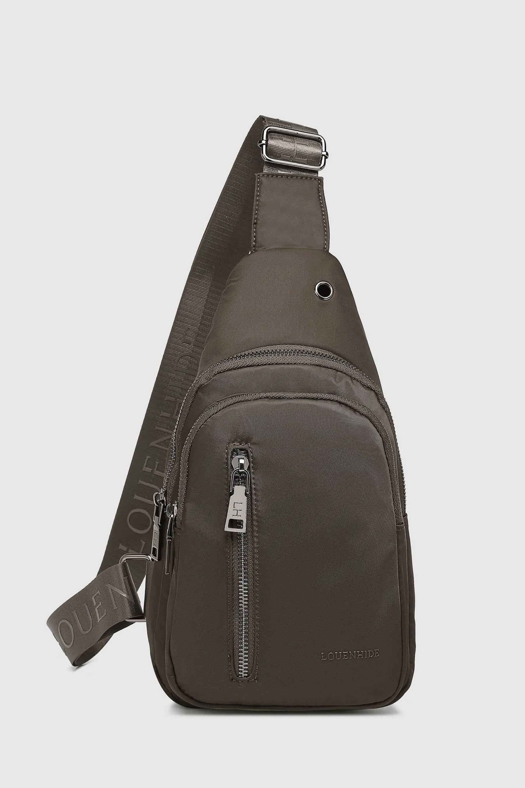 Boyd Nylon Sling Bag | Chocolate