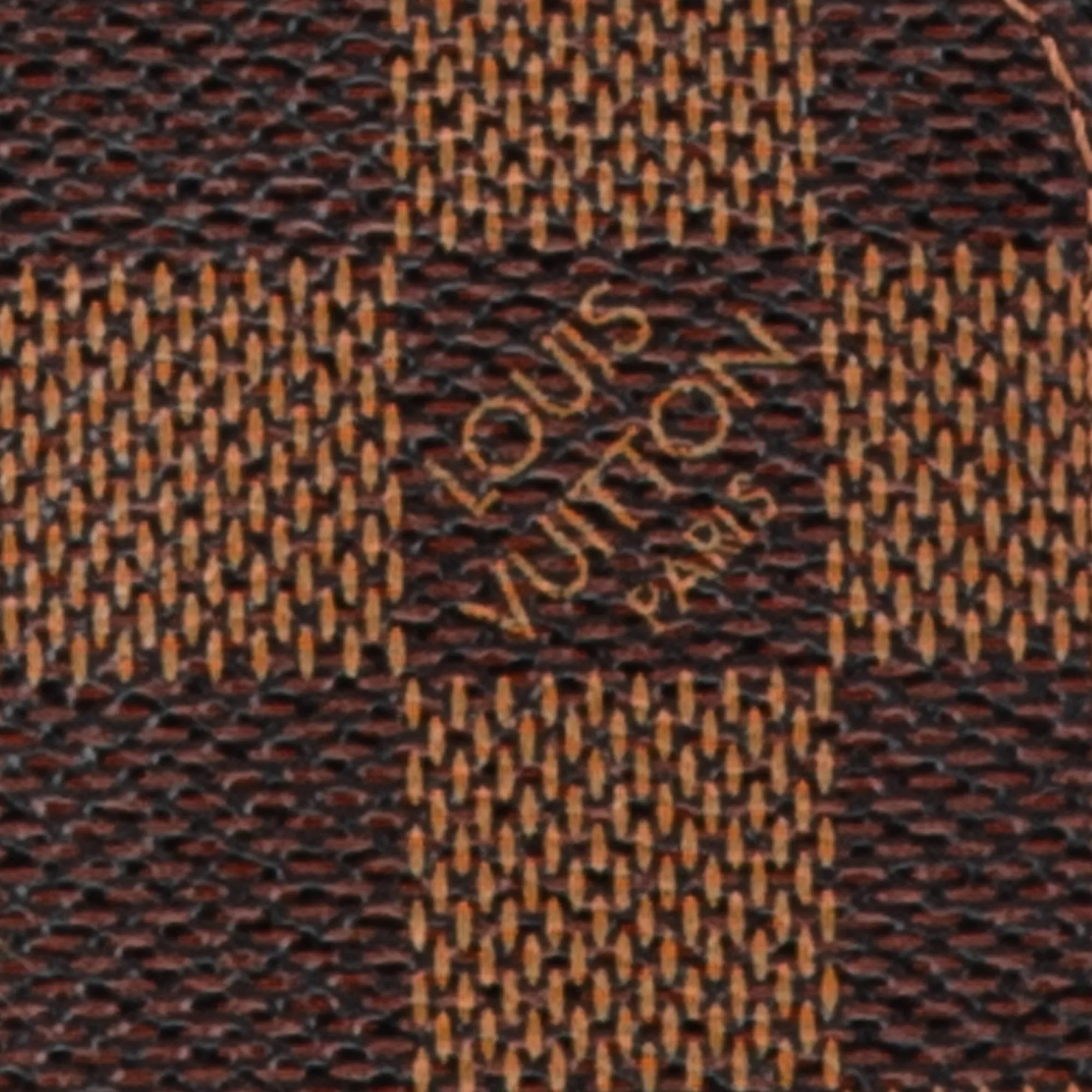 Brown Louis Vuitton Damier Ebene Zippy Coin Purse