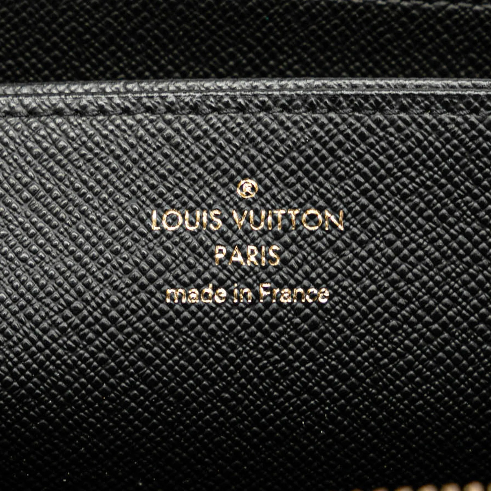 Brown Louis Vuitton Monogram Giant Reverse Zippy Wallet