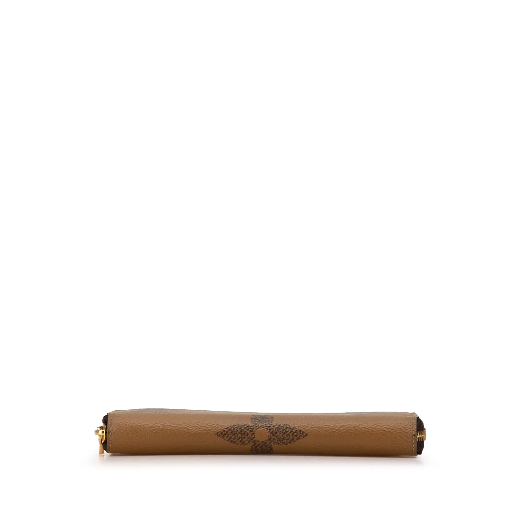 Brown Louis Vuitton Monogram Giant Reverse Zippy Wallet
