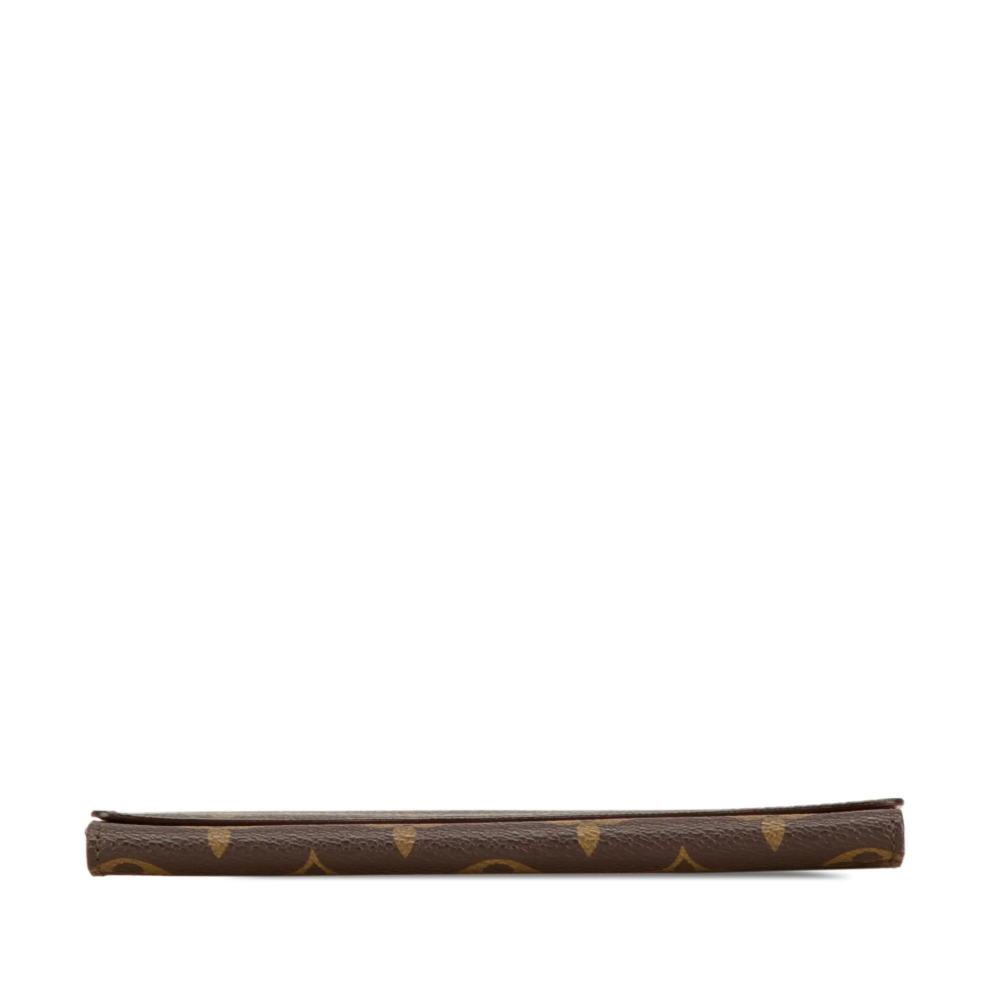 Brown Louis Vuitton Monogram Porte Yen 3 Cartes Long Wallet