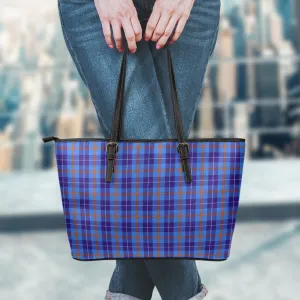 Bryson Tartan Leather Tote Bag