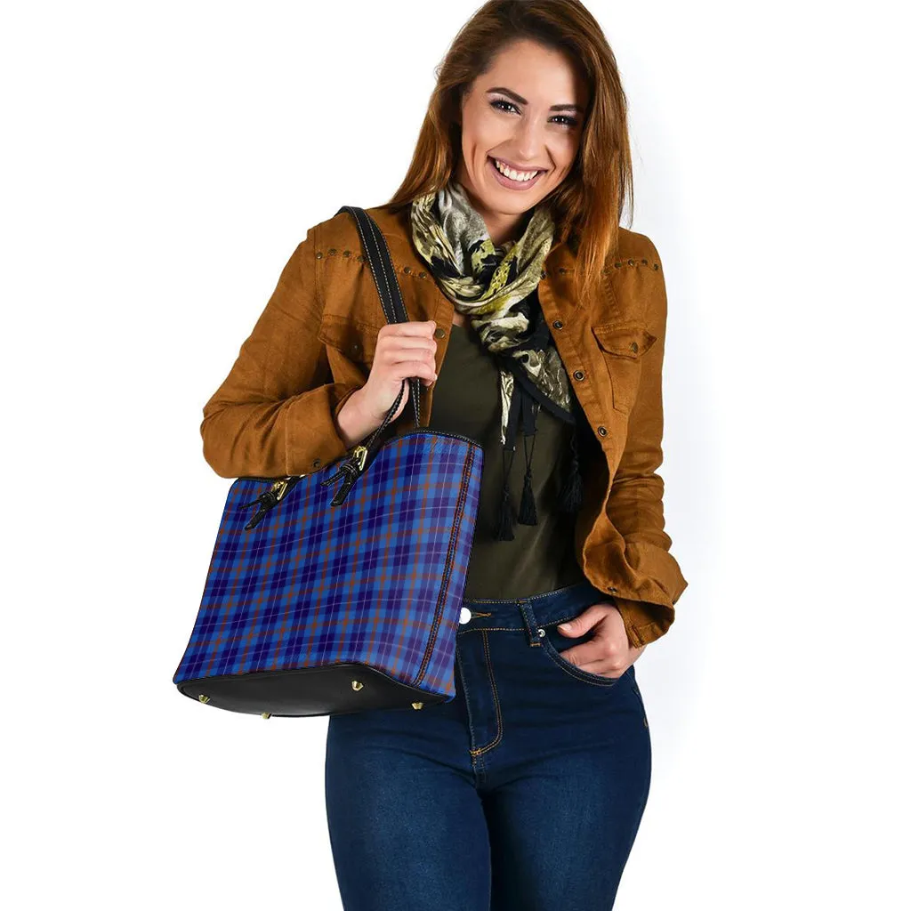 Bryson Tartan Leather Tote Bag