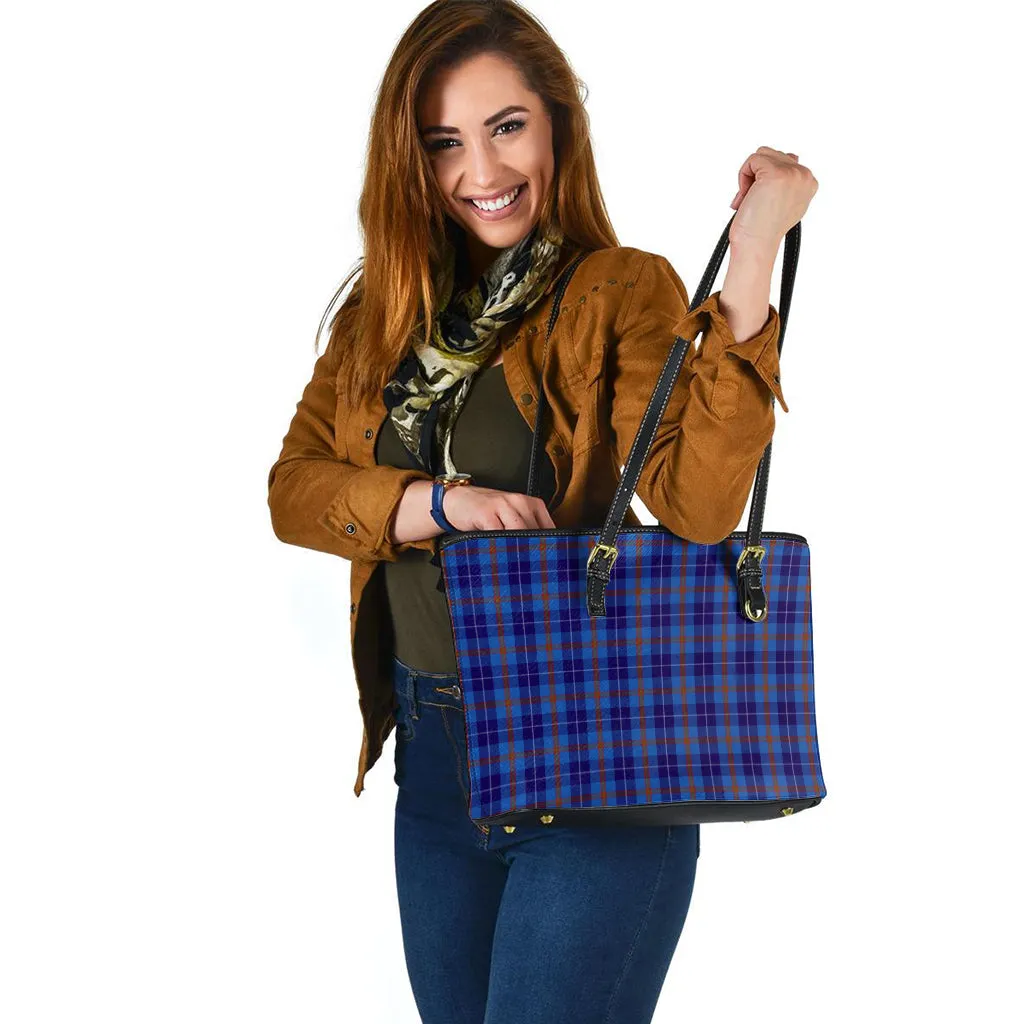 Bryson Tartan Leather Tote Bag