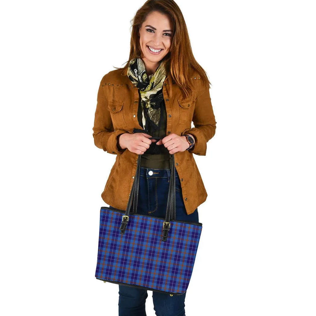 Bryson Tartan Leather Tote Bag