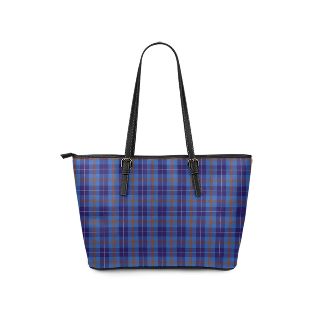 Bryson Tartan Leather Tote Bag