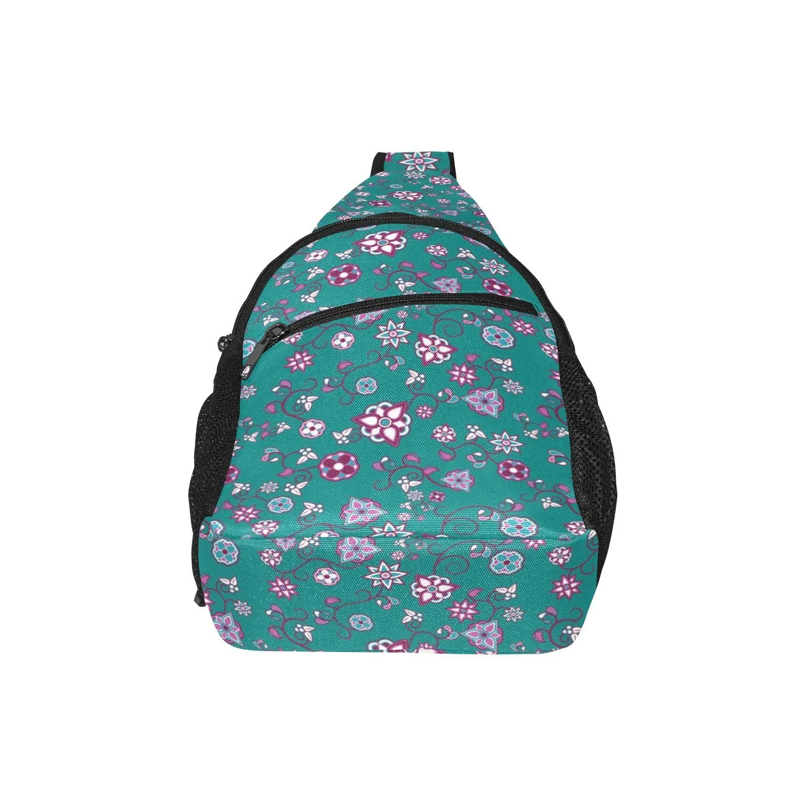 Burgundy Bloom Chest Bag