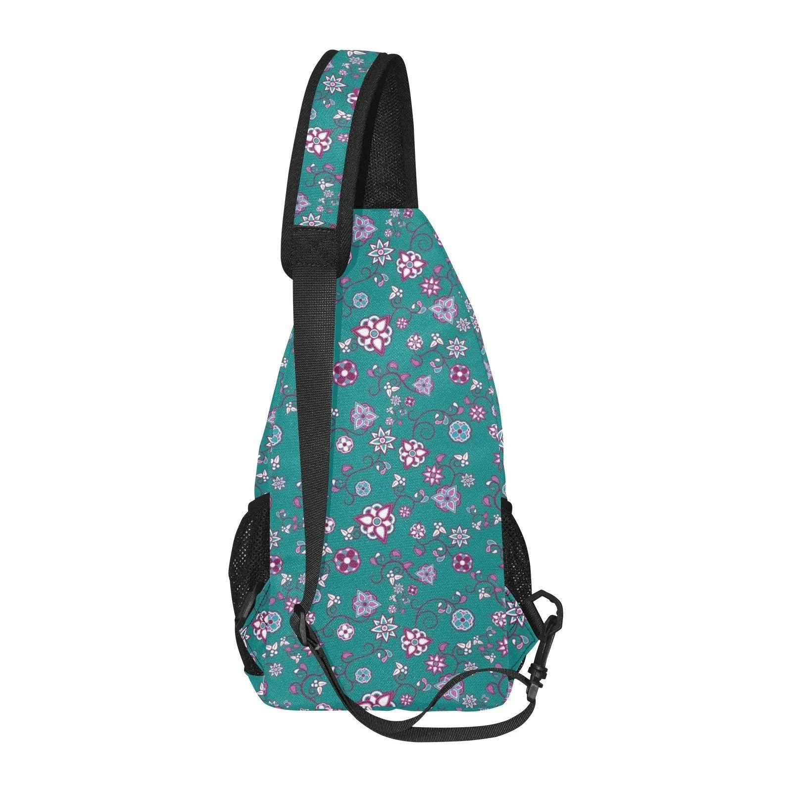 Burgundy Bloom Chest Bag