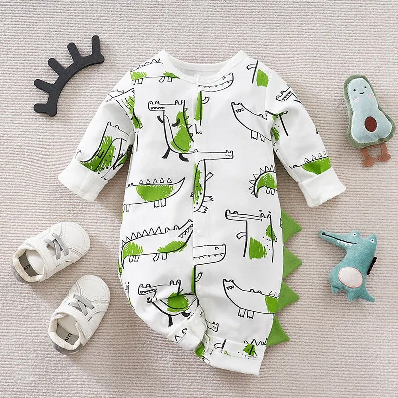 Cartoon Animals Long Sleeve Jumpsuit (6 Designs)