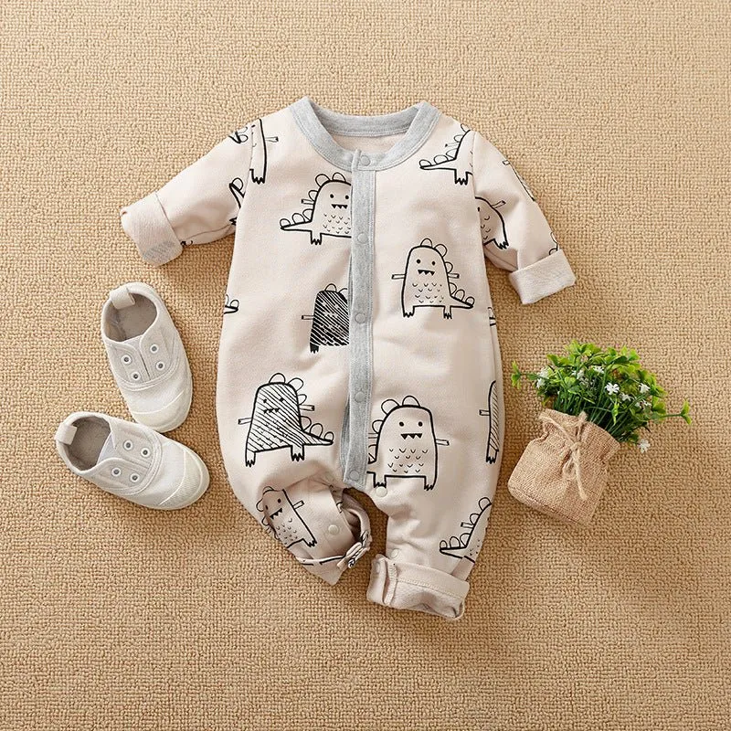 Cartoon Animals Long Sleeve Jumpsuit (6 Designs)