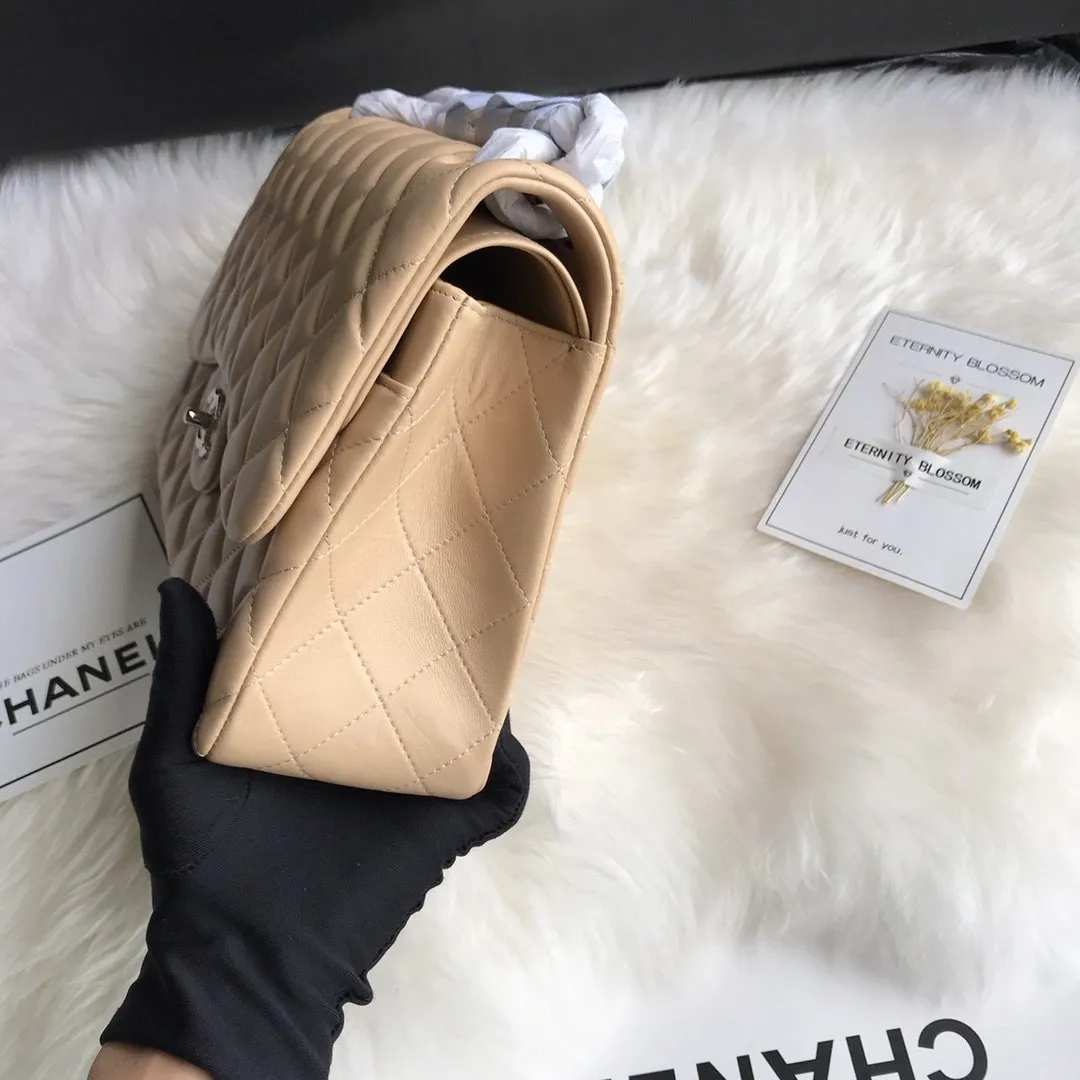 CC Flap Bag X Lambskin Jumbo