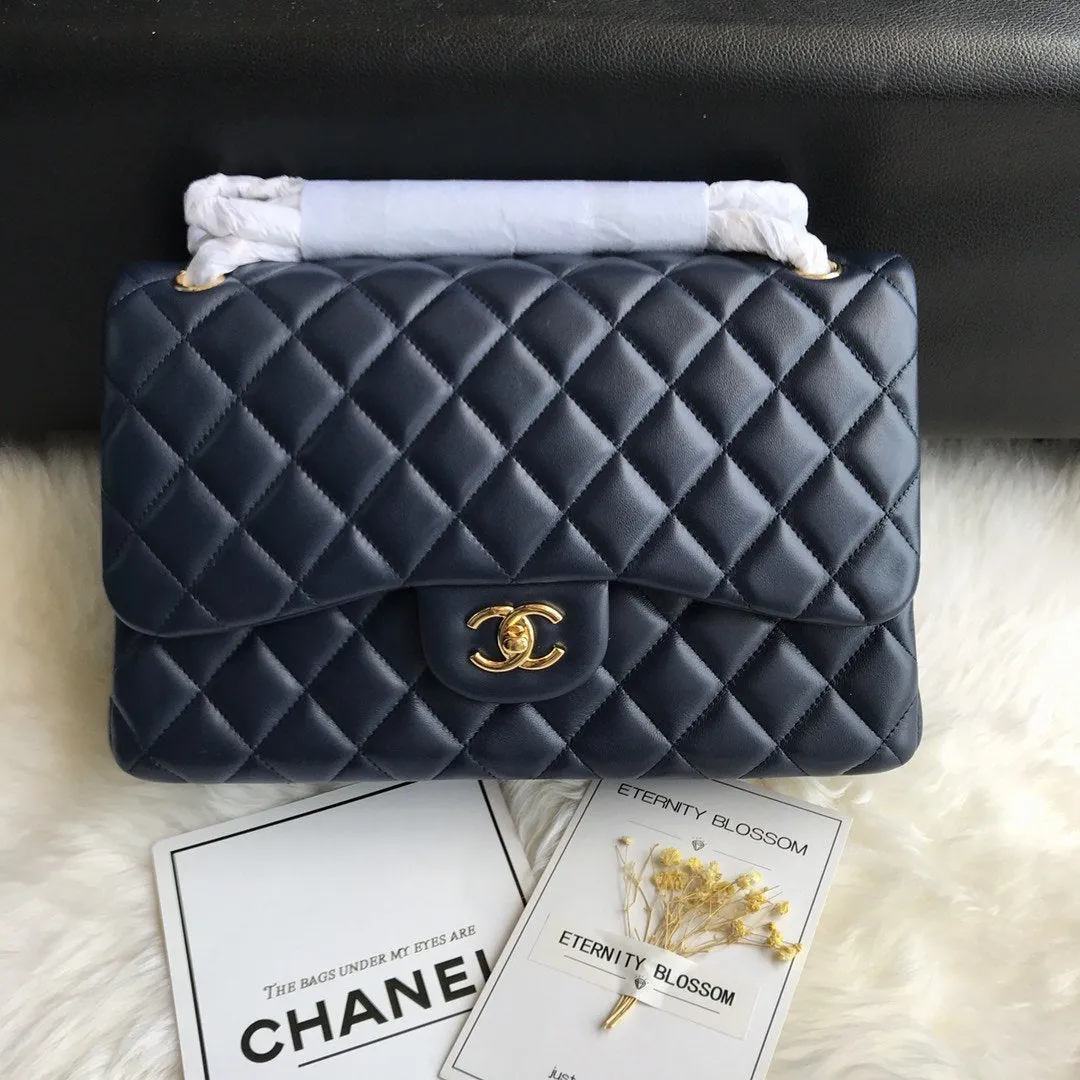 CC Flap Bag X Lambskin Jumbo